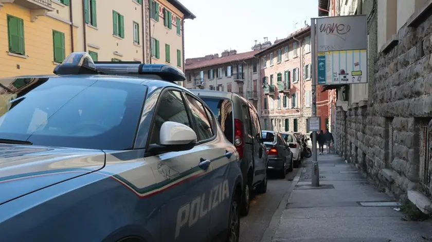 La volante in via Orlandini. Foto Lasorte