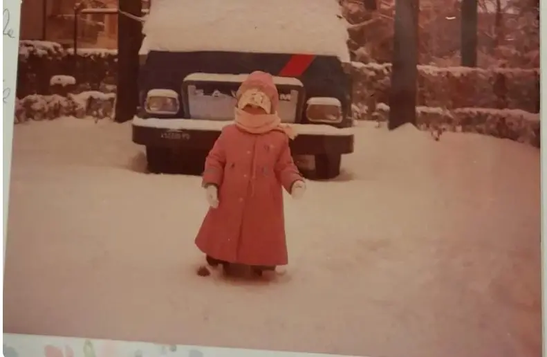 Una foto inviata da Annamaria Benetello: aveva 3anni