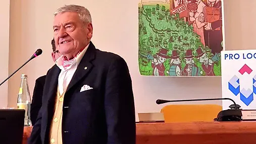 Rino Lovati, storico regista della rivista La Cantada
