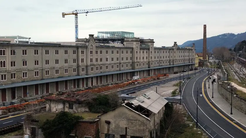 Strade ed edifici già utilizzati in Porto Vecchio (Foto Bruni)