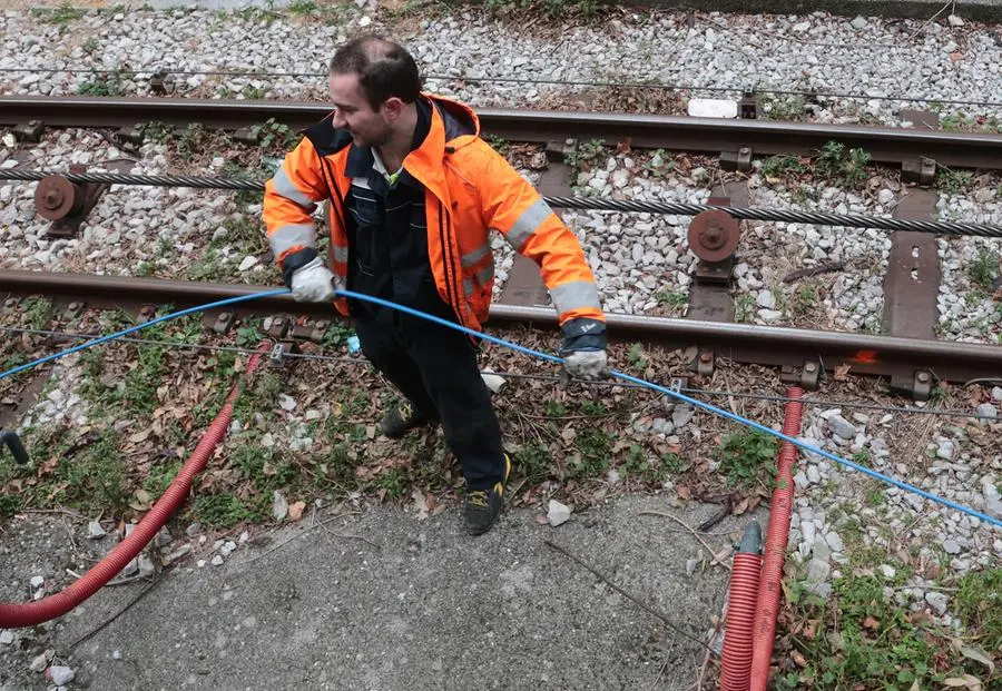 Lavori in Salita Trenovia Foto Lasorte