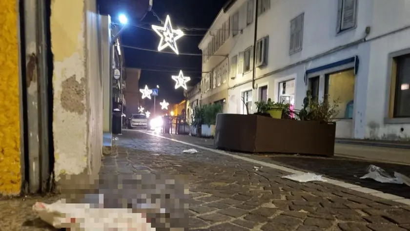 Viale Friuli a Cormons dopo l’aggressione del 23 dicembre