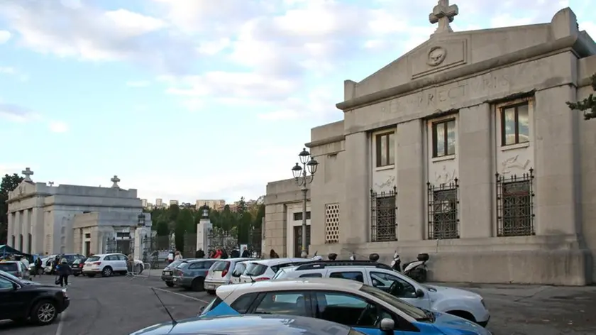 Un'immagine del cimitero di Sant'Anna a Trieste Foto di Andrea Lasorte