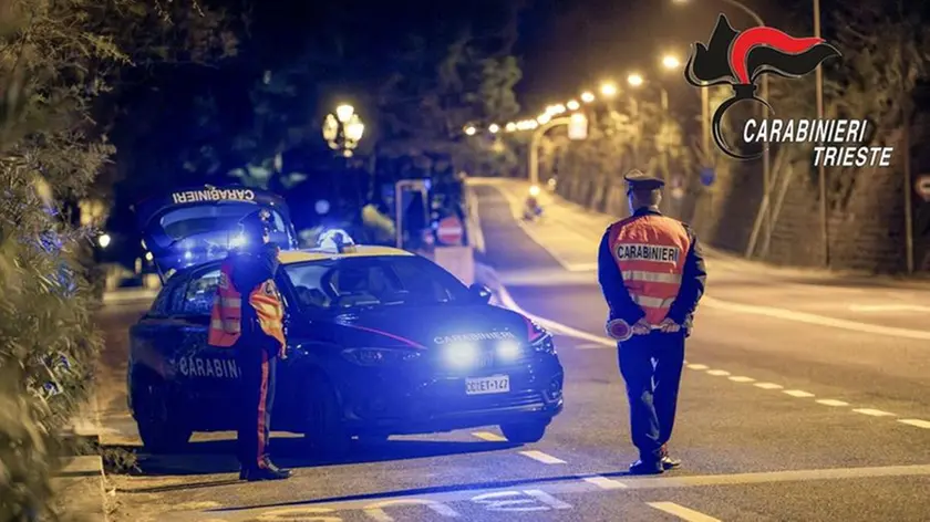 Una pattuglia dei carabinieri