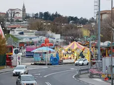 Il luna park nel 2023 in piazzale delle Puglie, area considerata non idonea dal Comune Foto Andrea Lasorte