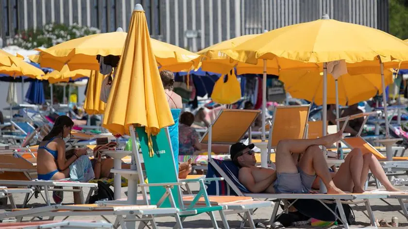 La spiaggia della Git a Grado