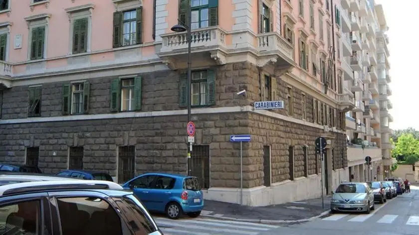 La caserma dei carabinieri di via Hermet