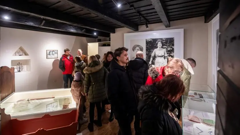 Uno scorcio della mostra allestita nella casa (foto Porec.hr)