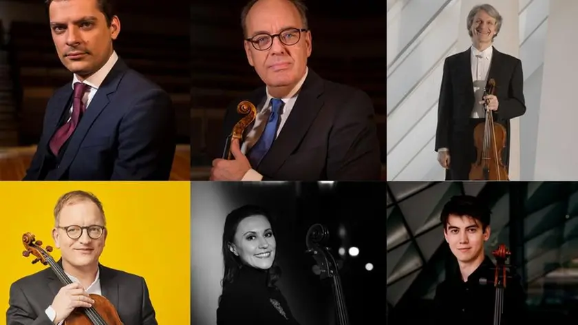 Il sestetto d’archi della Philharmonische Camerata Berlin