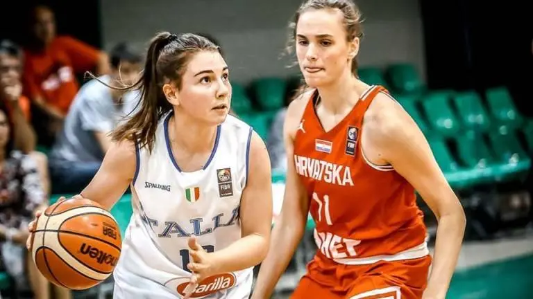 L'azzurra goriziana Anna Turel in azione