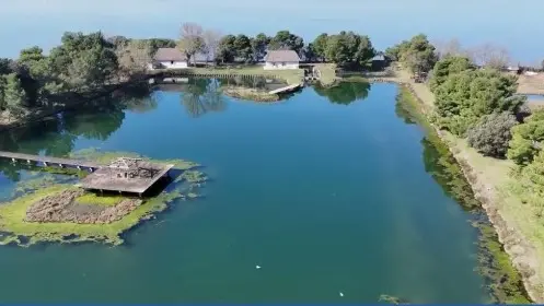 Uno scorcio dell’Isola dei Orbi nella laguna di Grado