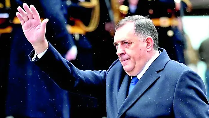 Milorad Dodik, leader filo-Putin, molto vicino a Orban e fan sfegatato di Trump