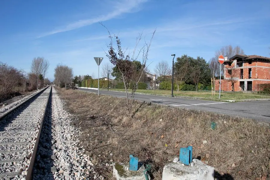 Il tracciato ferroviario Foto Bonaventura