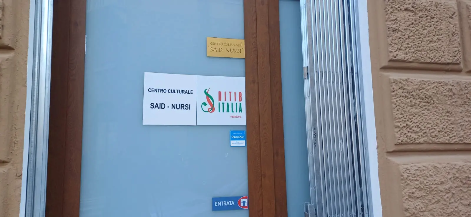 L’ ingresso del nuovo centro culturale islamico Foto Lasorte