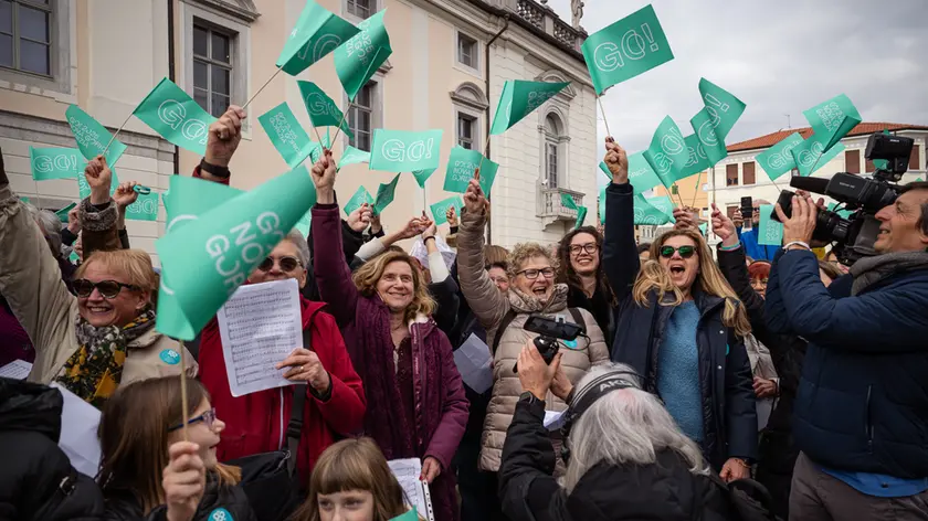 Il colpo d’occhio della folla