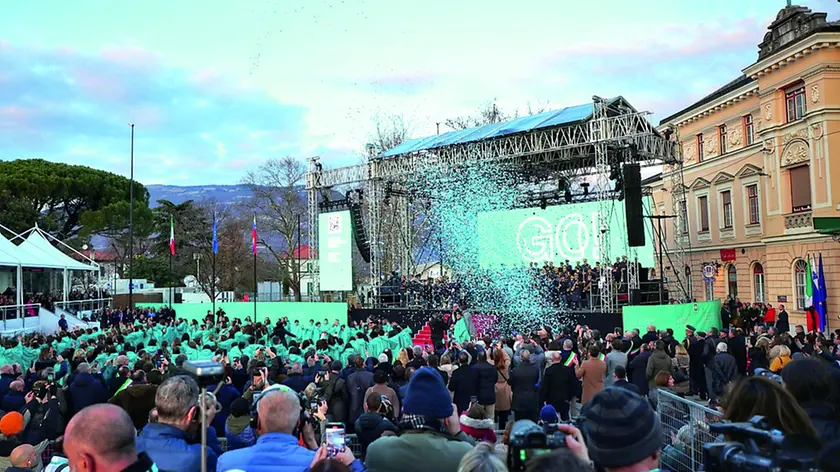 La cerimonia di sabato 8 febbraio in Transalpina (foto Bumbaca, Marega, Carnevalari)