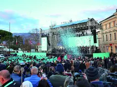 La cerimonia di sabato 8 febbraio in Transalpina (foto Bumbaca, Marega, Carnevalari)