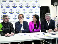 Da sinistra Marco Dreosto, Igor Iezzi, Anna Cisint e Antonio Calligaris