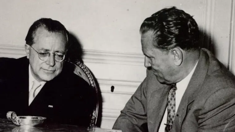 L’incontro con Tito a Belgrado nel maggio del 1956