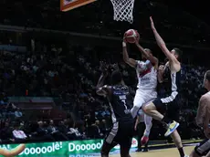 Un momento del match tra Trento e Trieste: Trento ha poi vinto contro Milano la finale (Lasorte)