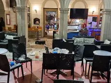 Il Caffè Teatro di Gradisca dopo l'aggressione