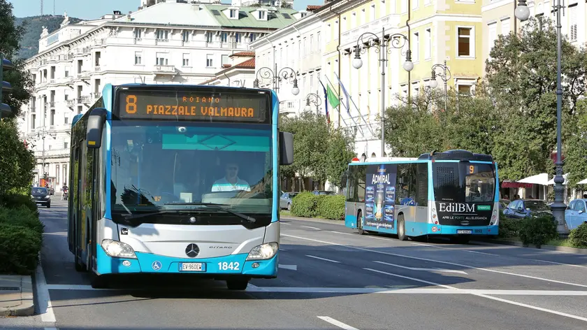 Un mezzo della Trieste Trasporti