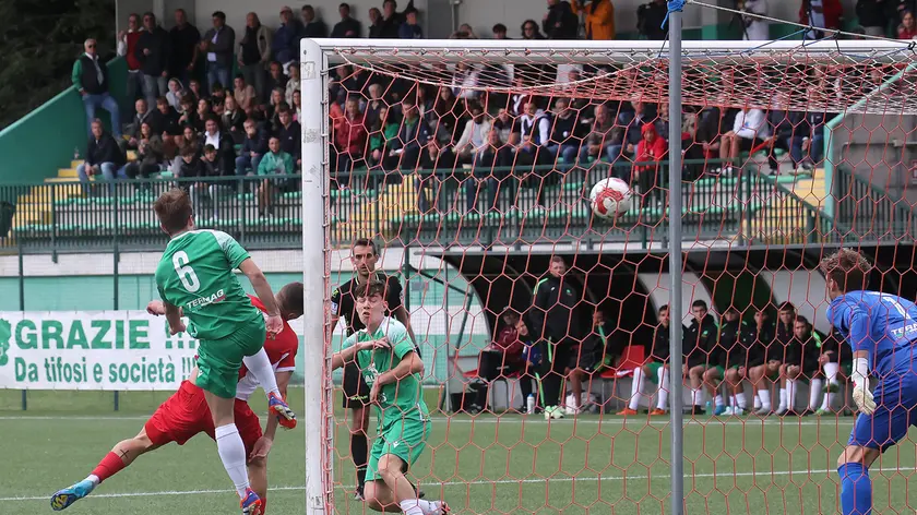 Il San Luigi è in lotta per la promozione in D (Foto Lasorte)