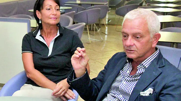 L’eurodeputata Anna Cisint anni fa con il medico Michele Luise foto di Katia Bonaventura