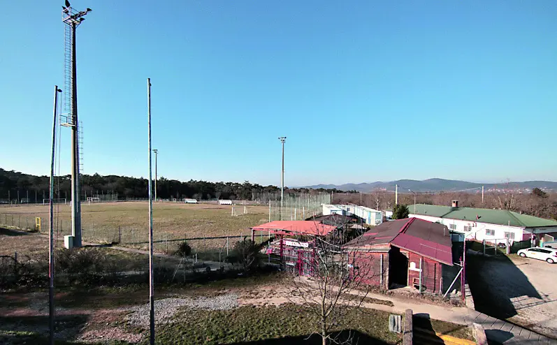 Il campo da calcio in passato del Kras Foto Andrea Lasorte