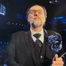 Il maestro Valter Sivilotti sul palco dell’Ariston all’ultimo Sanremo