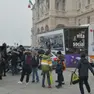 Le immagini del truck in piazza Unità a Trieste Foto Francesco Bruni