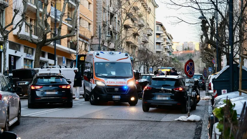 L'incidente in viale D'Annunzio (Silvano)