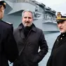 L'ad di Fincantieri Pierroberto Folgiero con il capo di Stato Maggiore della Marina Militare, l'ammiraglio Enrico Credendino Foto Massimo Silvano