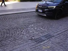 La pavimentazione di corso Verdi dissestata Foto Roberto Marega