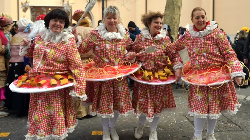 Immagini del Carnevale di domenica a Servola Foto Lasorte e Bruni