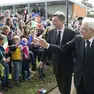 Il presidente della Repubblica Sergio Mattarella e il presidente della Repubblica di Slovenia al loro arrivo a DoberdÃ² del Lago, 26 ottobre 2016. ANSA/ UFFICIO STAMPA QUIRINALE - PAOLO GIANDOTTI +++ ANSA PROVIDES ACCESS TO THIS HANDOUT PHOTO TO BE USED SOLELY TO ILLUSTRATE NEWS REPORTING OR COMMENTARY ON THE FACTS OR EVENTS DEPICTED IN THIS IMAGE; NO ARCHIVING; NO LICENSING +++.