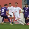 Christian D’Urso in azione durante la partita con la Virtus Verona foto Mariani/Lasorte