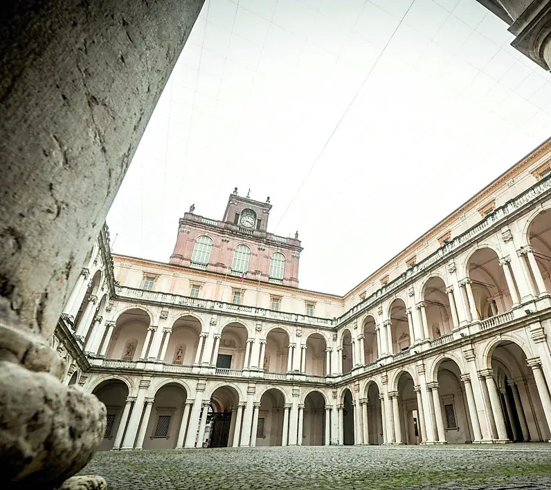 Il cortile d’onore dell’Accademia militare di Modena