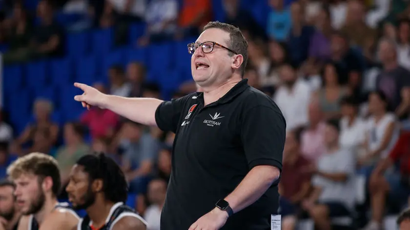 Marco Ramondino, coach della Givova Scafati, qui ai tempi della Bertram Tortona Foto Ciamillo/Castoria