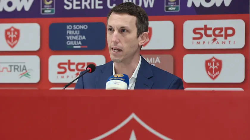 Il presidente della Triestina Ben Rosenzweig Foto Andrea Lasorte