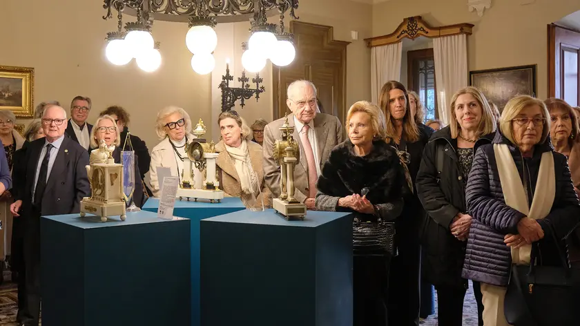 Gli orologi antichi del Settecento e Ottocento restaurati grazie all’Inner Wheel club di Trieste, presentati sabato pomeriggio durante un evento al Museo Sartorio foto Massimo Silvano