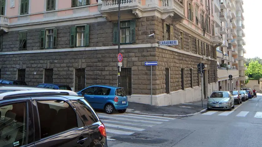 La caserma dei carabinieri di via Hermet