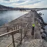 L'Antica Diga a Trieste e i danni dopo le mareggiate