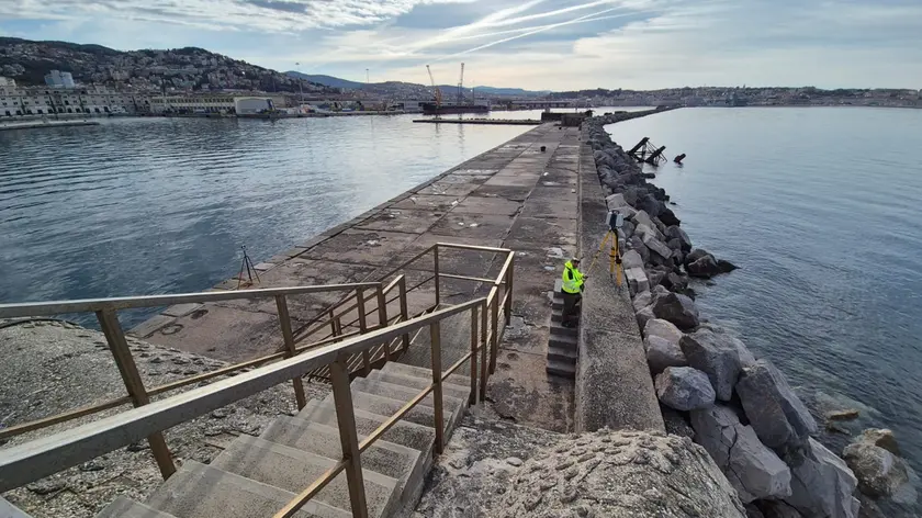 L'Antica Diga a Trieste e i danni dopo le mareggiate