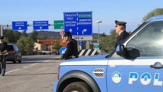 Controlli al valico di Fernetti