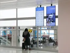 Una donna al Trieste Airport (Bonaventura)