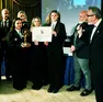 La premiazione della squadra dello Ial di Udine, prima classificata nella gara dell’arte del flambè