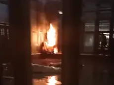 Ancora roghi al Cpr di Gradisca (foto tratta dalla pagina Instagram No Ai Cpr)