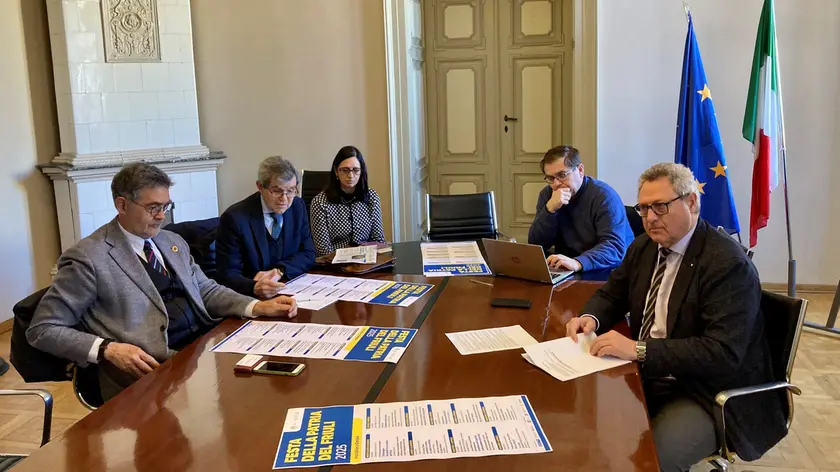 La presentazione in Municipio del programma della festa della patria del Friuli