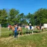 Bambini a cavallo al centro Criniere al vento (Bonaventura)